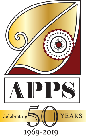 The APPS logo for our 50th year!